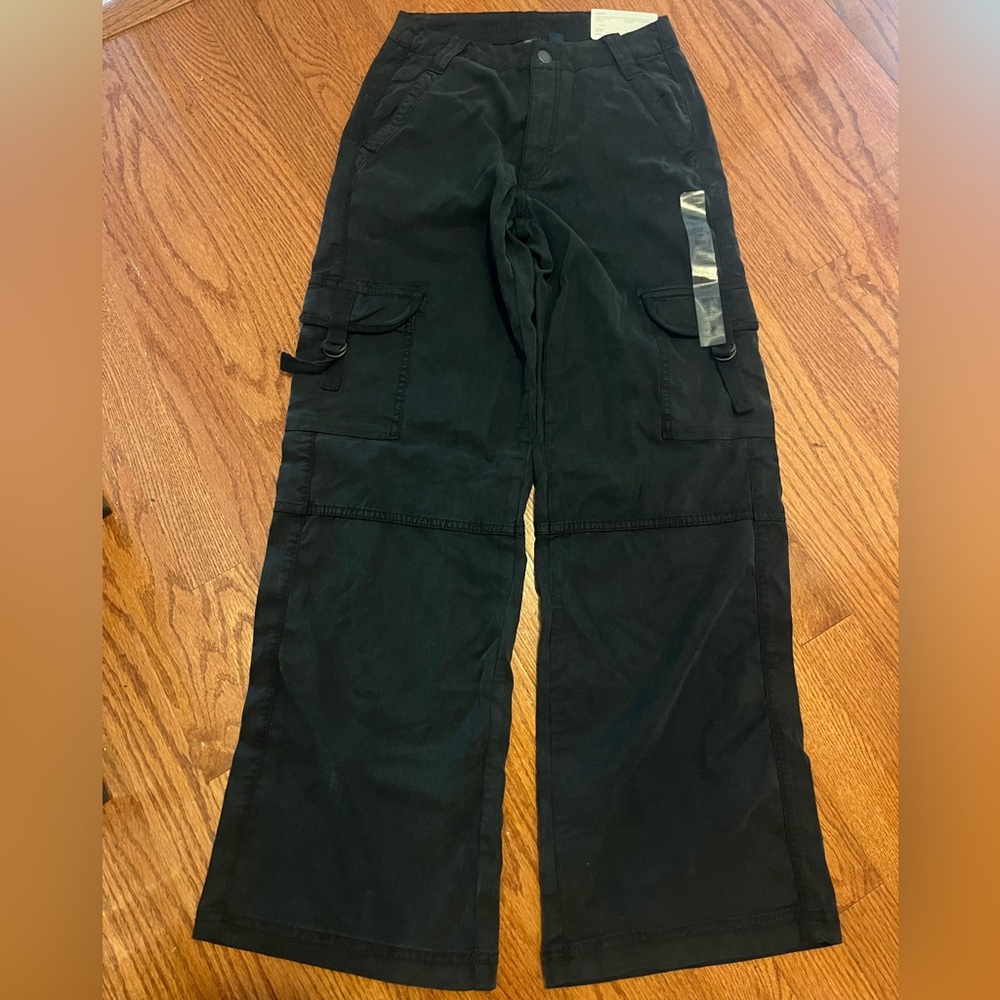 American Eagle Outfitters Black Wide Leg Pants